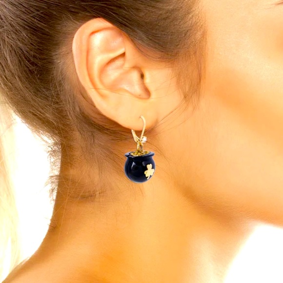 New Betsey Johnson KITSCH LUCK OF THE IRISH earrings - Picture 4 of 12